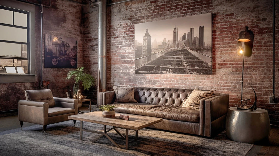 Industrieel romantisch interieur