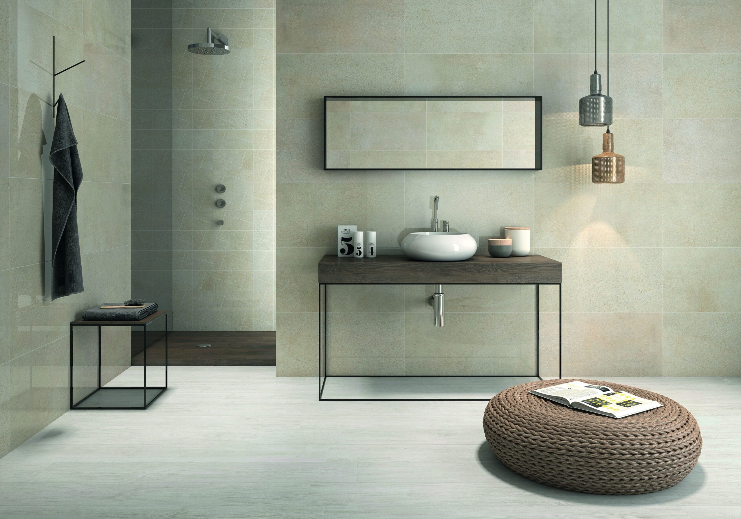 badkamer beige tegels ideeen