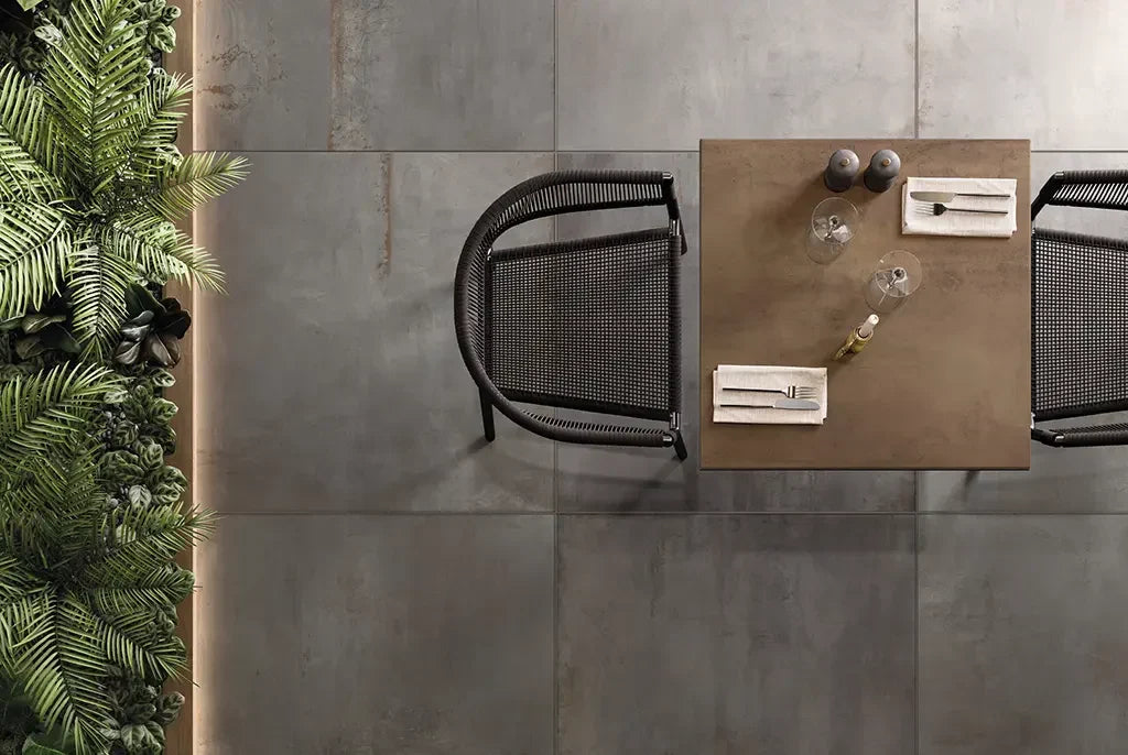 Keramische tegels buiten