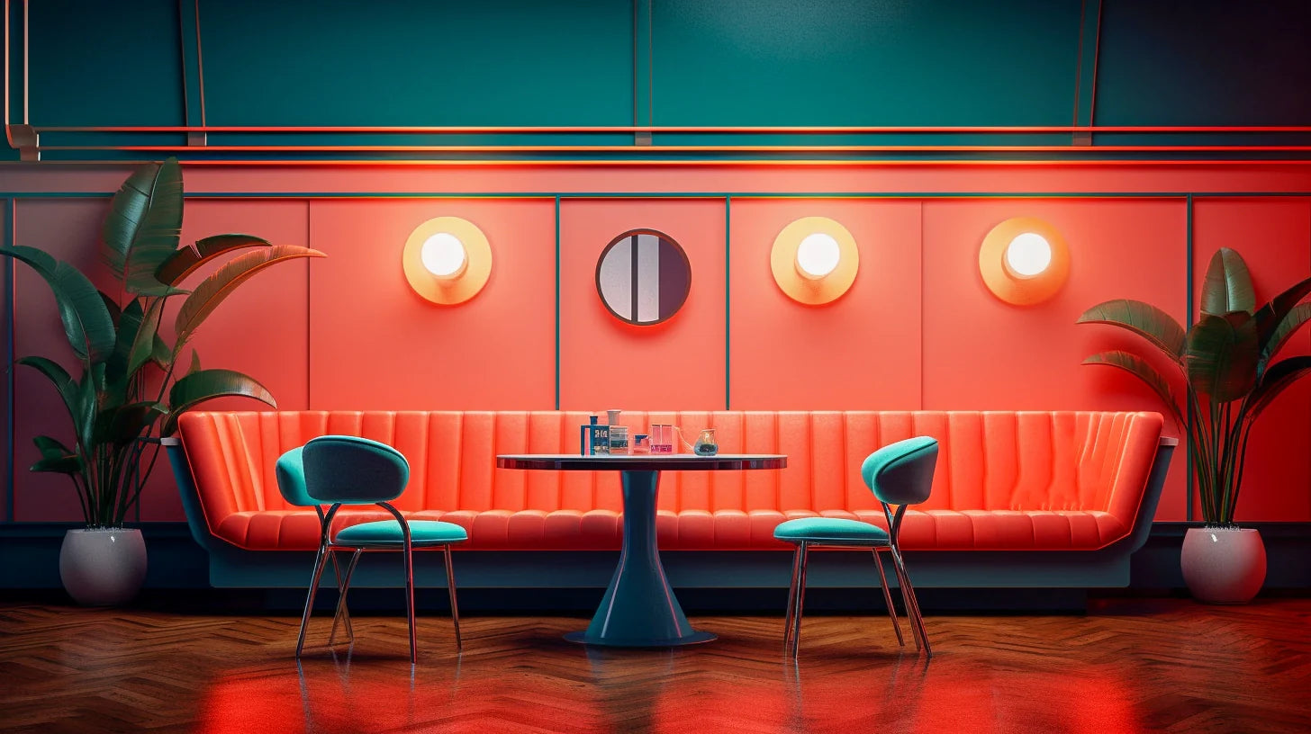 jaren 80 interior in modern jasje