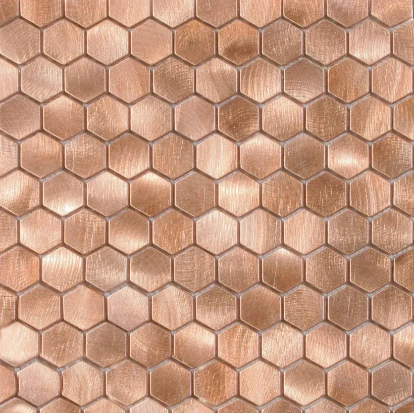 Hexagon tegels met keramische tegels