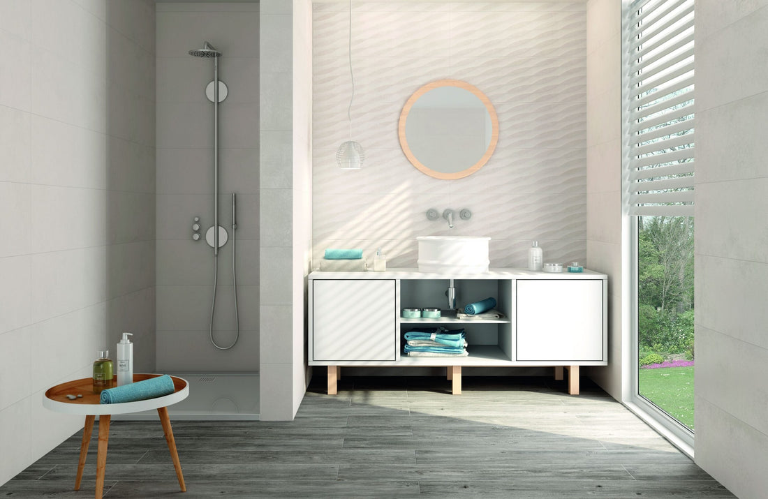 scandinavische badkamer tegels inspiratie