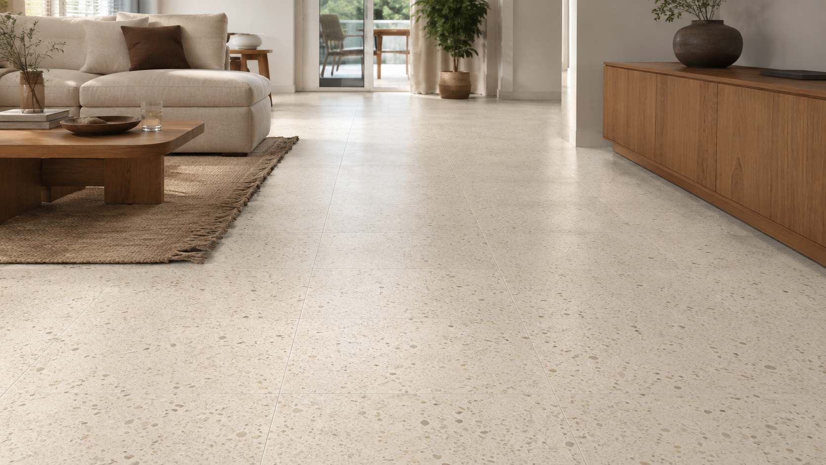 Terrazzo tegels: soorten, toepassingen, combineren en onderhoud