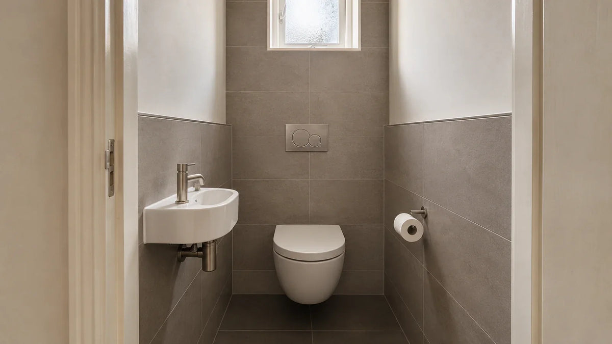 Toilet betegelen tot het plafond of niet? Voor- en nadelen