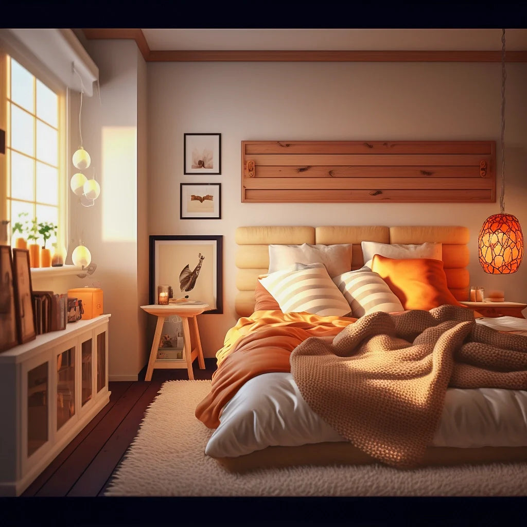 Warme slaapkamer inspiratie