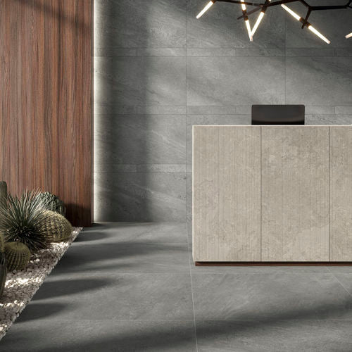 Natuursteenlook - Tuintegels - Grijs - 60x120cm - Mat - C05POVE