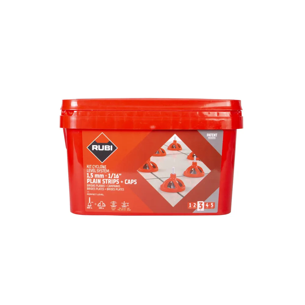 Rubi Kit Cyclone - 1,5mm -  300 strips + 100 kapjes