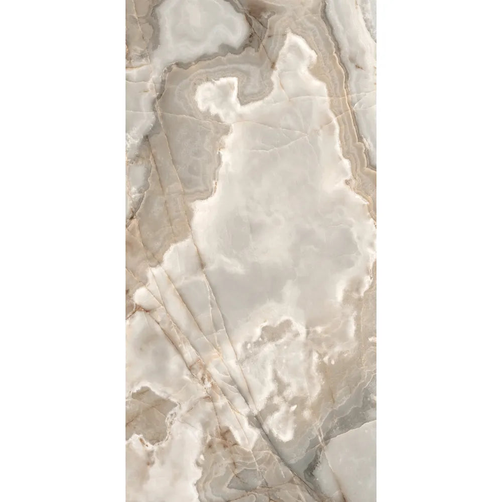 Marmerlook – Vloertegel – Lichtbruin – 160x320cm – Gepolijst – F52RENO