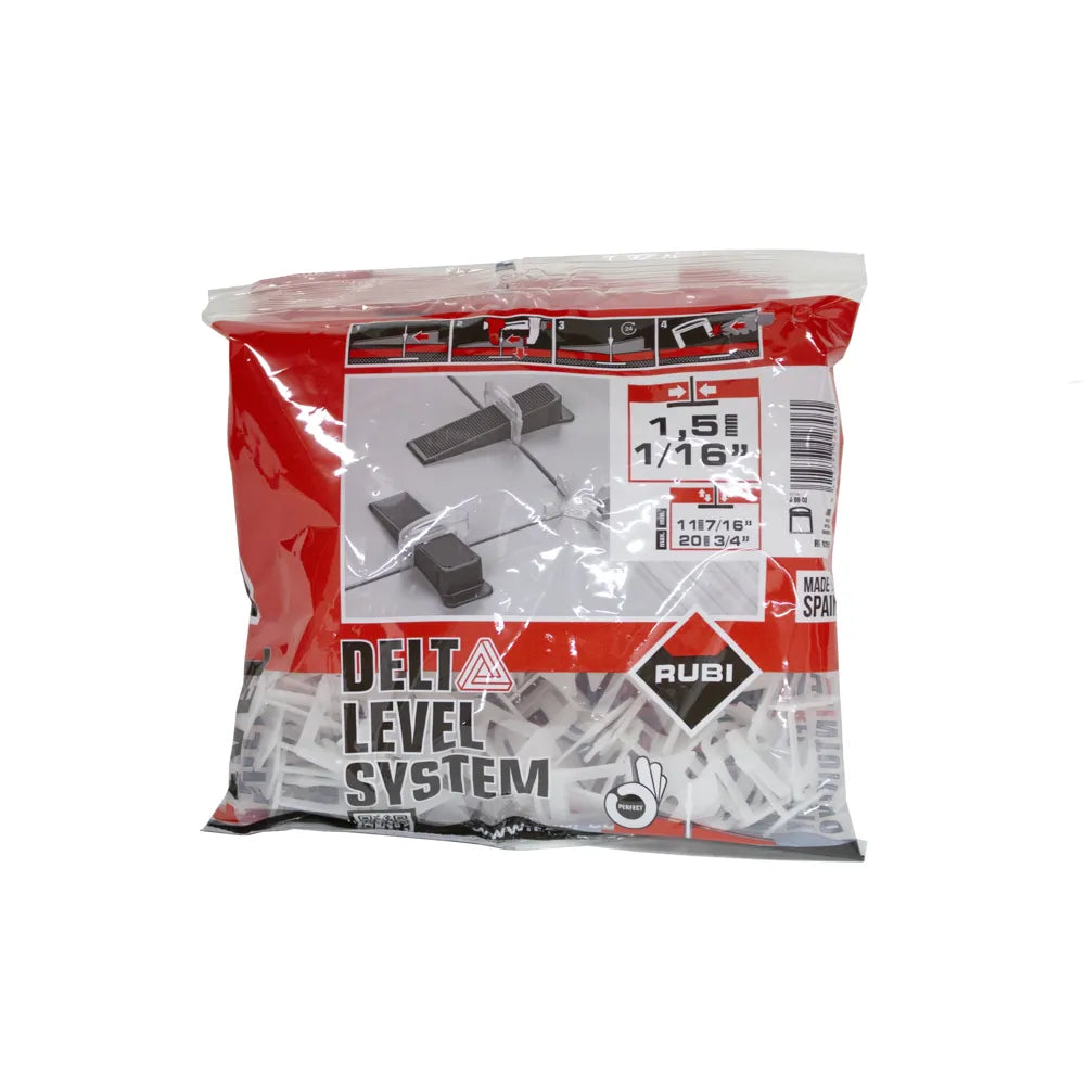 Rubi Delta Levelling Systeem - Clip 1,5mm h=11-20mm - 100st