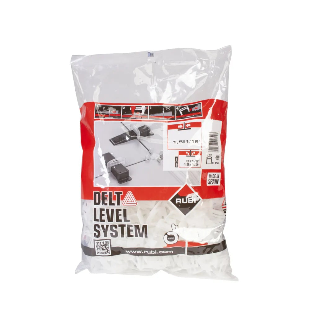 Rubi Delta Levelling Systeem - Clip 1,5mm h= 3-12mm - 400st