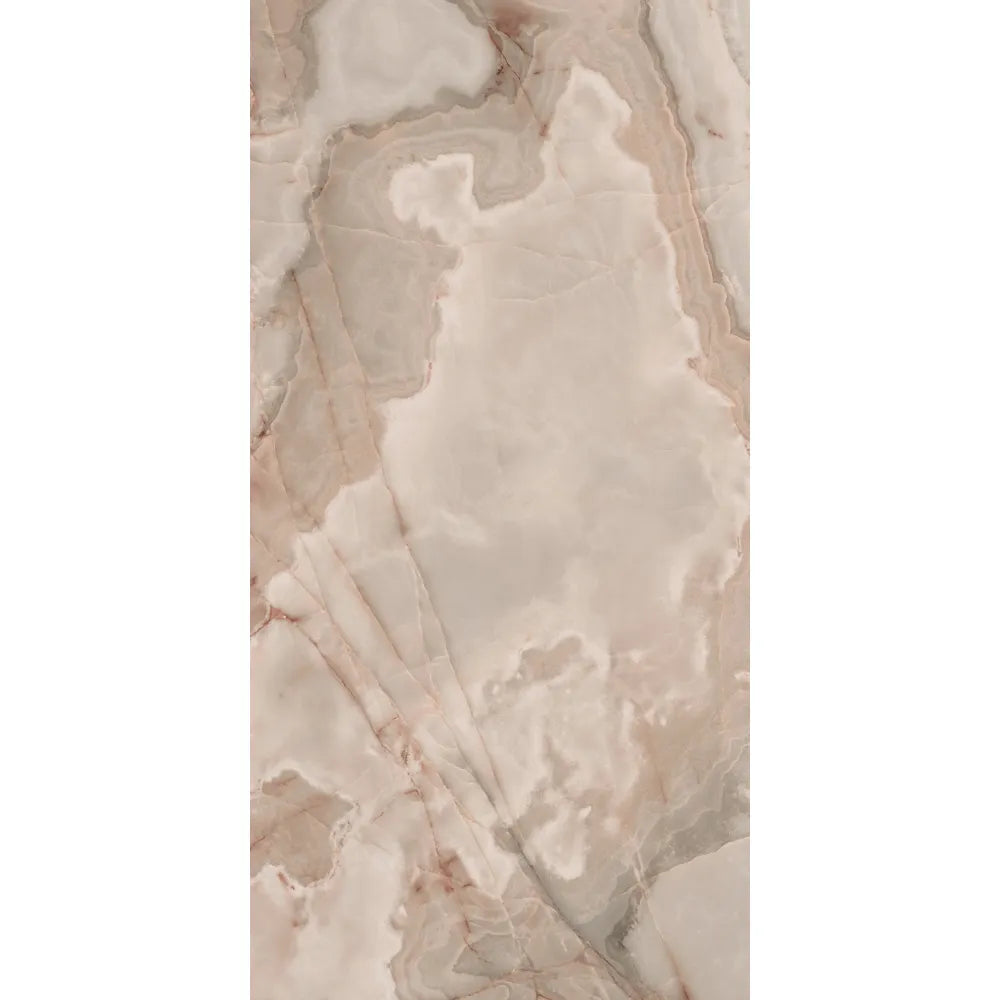 Marmerlook – Vloertegel – Roze – 160x320cm – Gepolijst – F52RERO