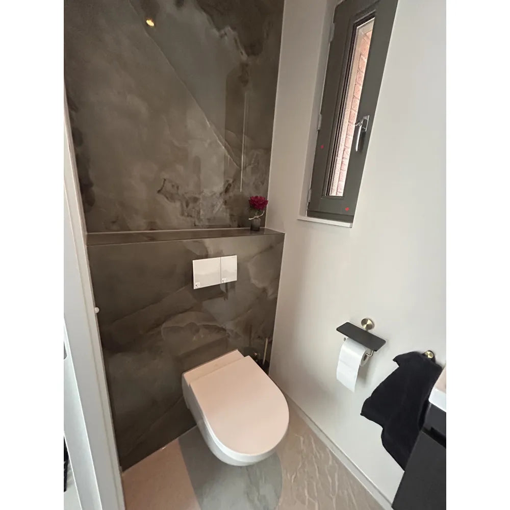 Marmerlook – Vloertegel – Bruin – 120x120cm – Gepolijst – F52RECH