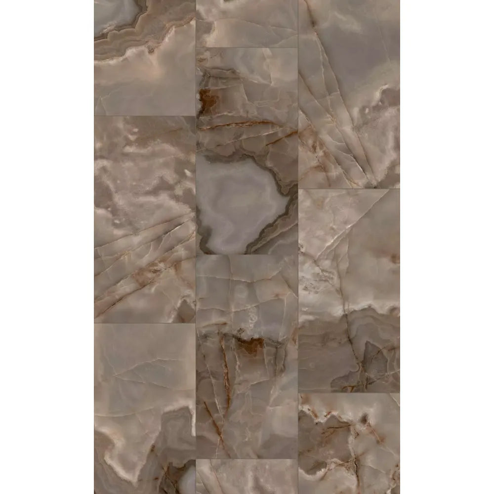 Marmerlook – Vloertegel – Bruin – 60x120cm – Gepolijst – F52RECH