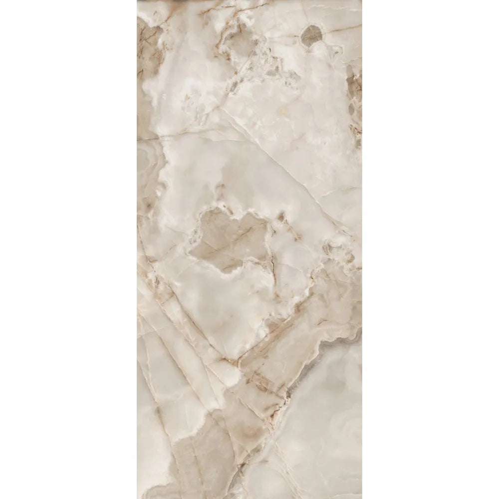 Marmerlook – Vloertegel – Lichtbruin – 60x120cm – Gepolijst – F52RENO