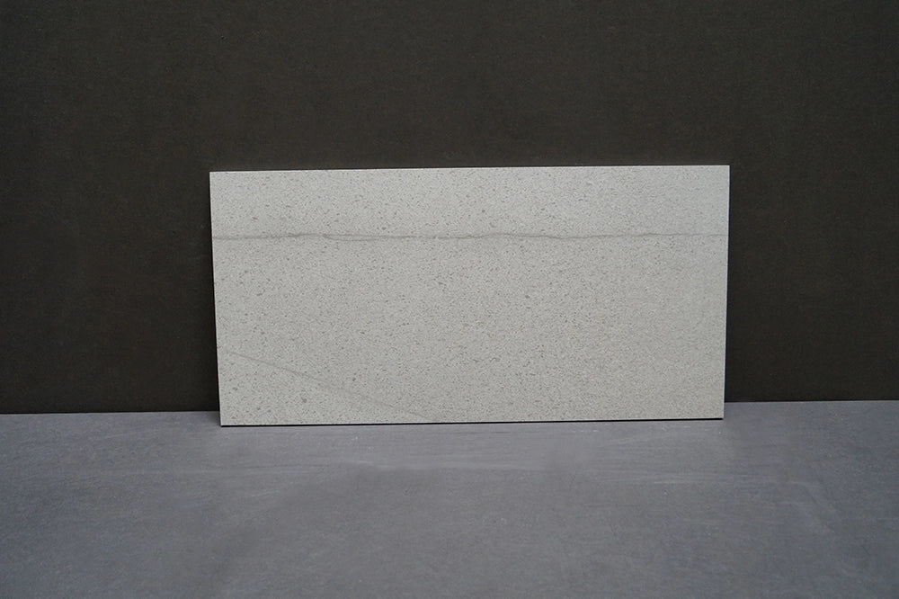 Natuursteenlook - Vloertegel - Lichtgrijs - 60x30cm - Mat