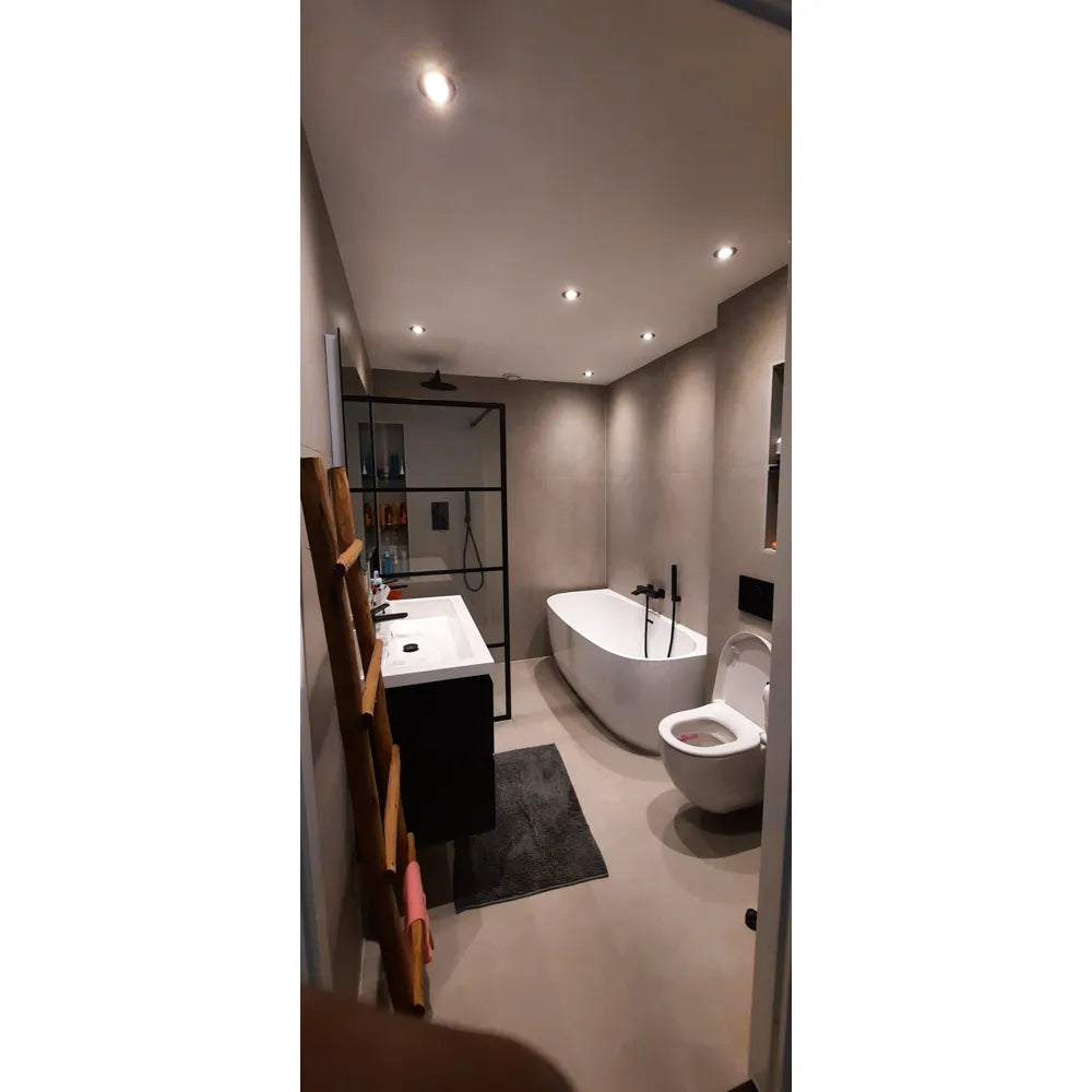 Betonlook - Vloertegel - Zand - 80x80cm - Mat - C05JOWI