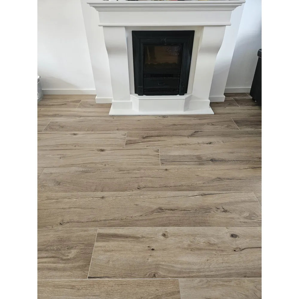 Houtlook - Vloertegel - Bruin - 26x200cm - Mat - F25NWGO