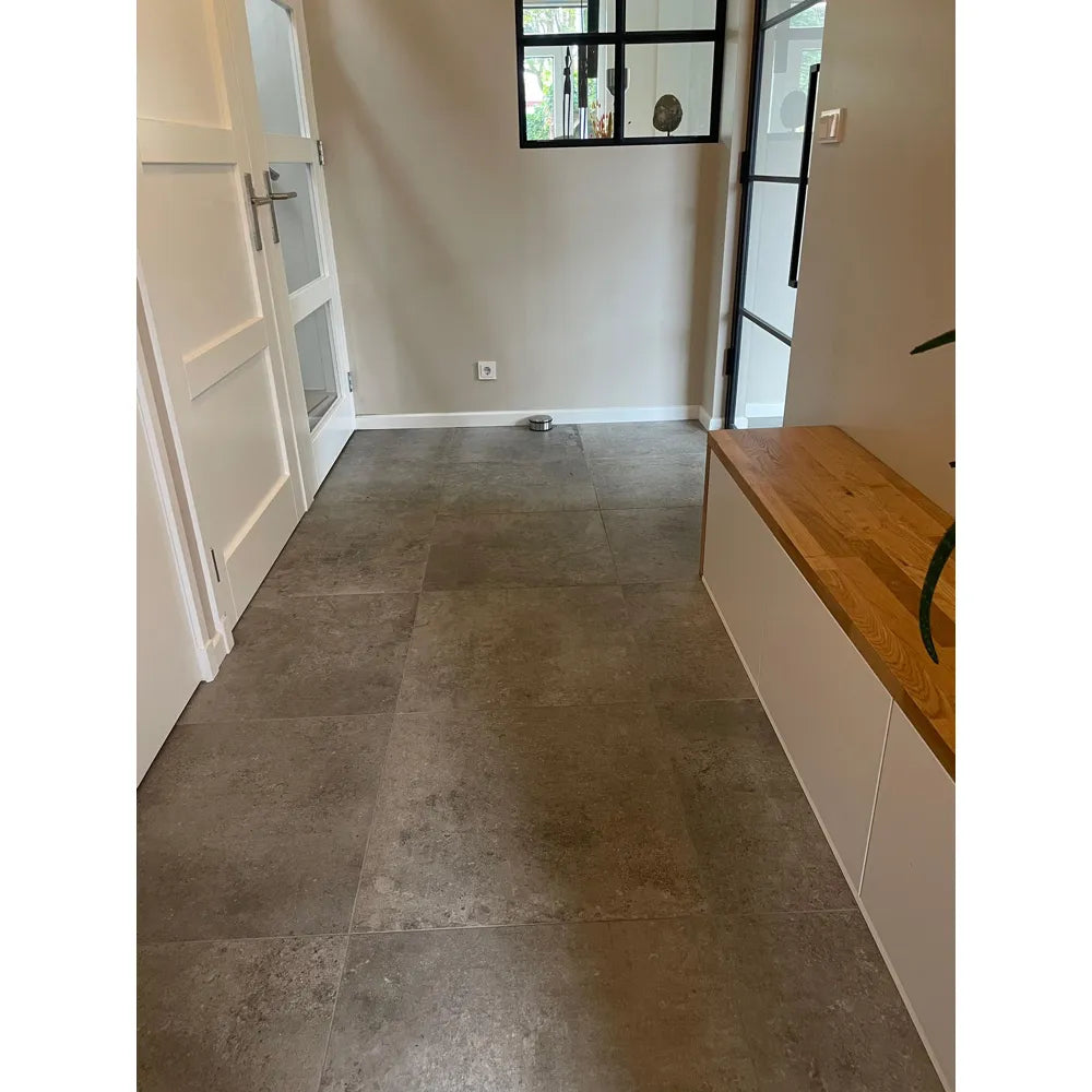 Natuursteenlook - Vloertegel - Grijs - 60x60cm - Mat - F25REFO