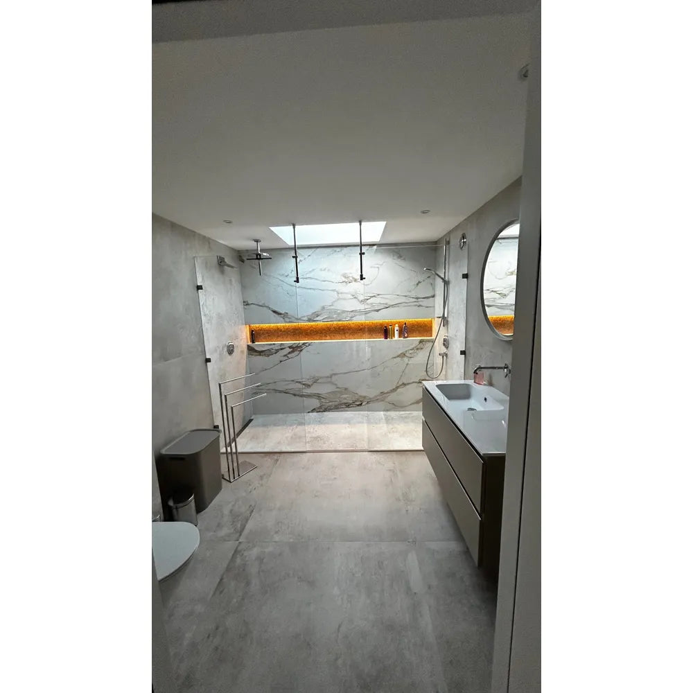 Natuursteenlook - Vloertegel - Beige - 120x120cm - Mat - F25REIV