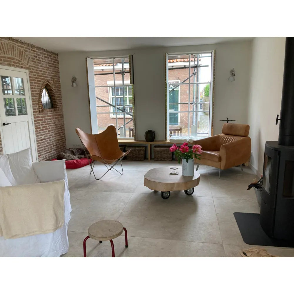 Natuursteenlook - Vloertegel - Beige - 60x60cm - Mat - F25REIV