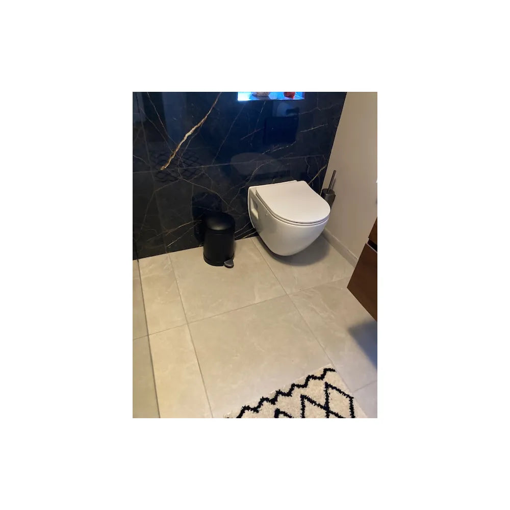 Natuursteenlook - Vloertegel - Grijswit - 60x60cm - Mat - R85SLIC