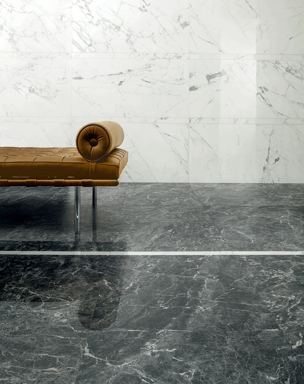 Caesar Anima - Statuario Venato - Vloertegel - 60x60cm - Gepolijst - ACMS