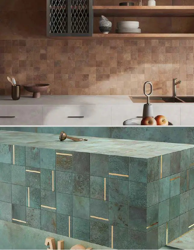 Caesar Trace - Mint - Vloertegel - 30x30cm - Decor - Mozaïek - Mat - ACFK