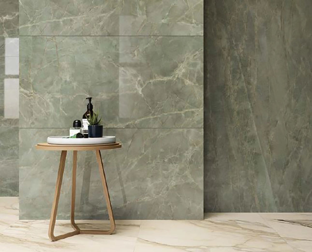 Caesar Anima Ever - Sage Green - Vloertegel - 120x120cm - Gepolijst - AFBJ