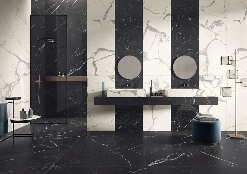Caesar Anima Futura - Unique Black - Vloertegel - 60x120cm - Gepolijst - AGB7