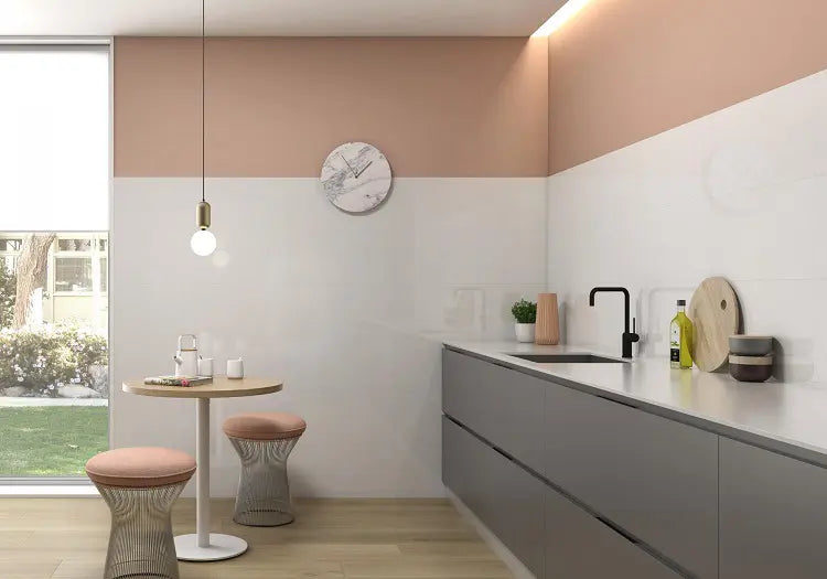 Pamesa Tripoli - Blanco - Wandtegel - 30x60cm - Glans