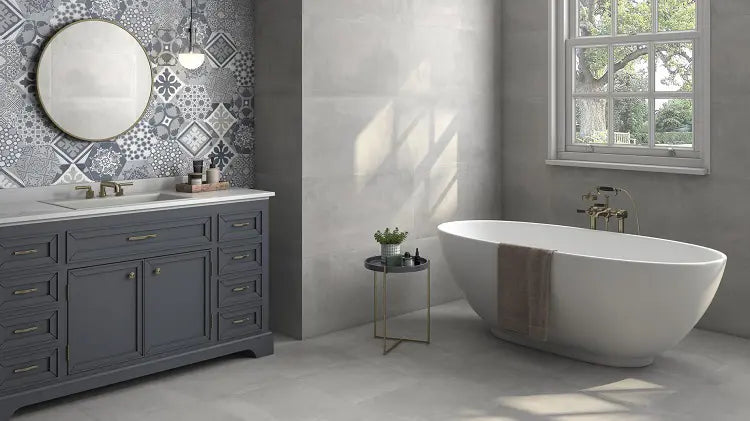 Pamesa ES Essen - Ash - Vloertegel - 90x90cm - Mat