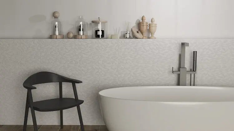 Pamesa Tripoli - Mate Snow - Wandtegel - 40x120cm - Mat