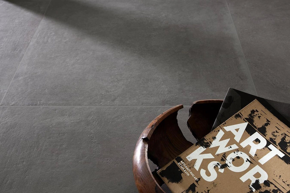 Ragno Boom - Piombo - Plinttegel - 7x60cm - Mat - R54P