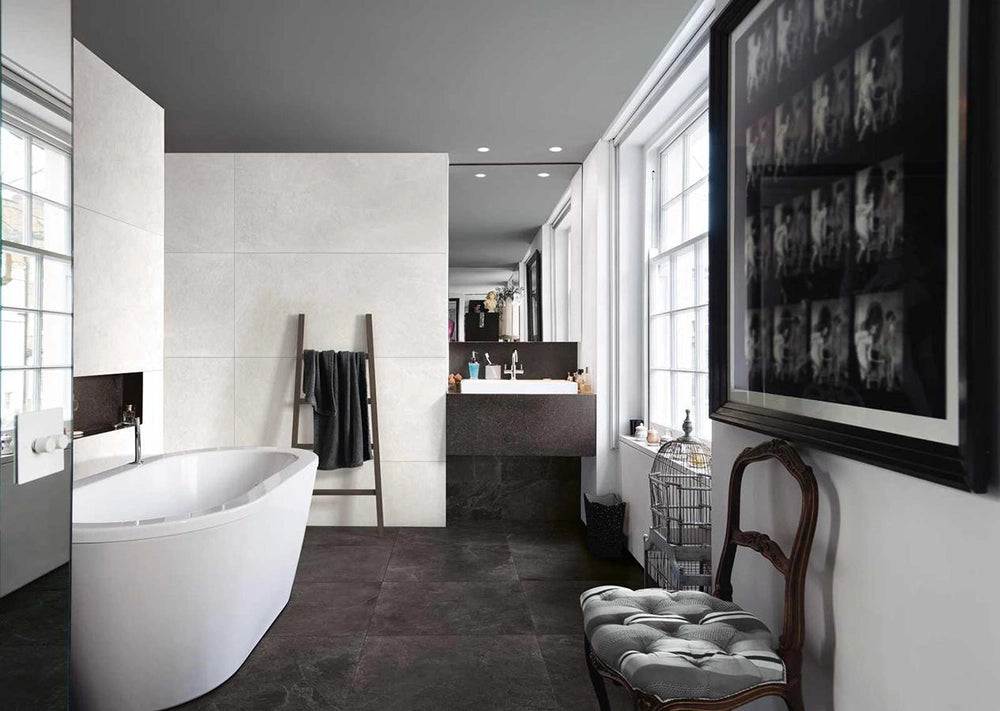 Ragno Realstone_Slate - Black - Plinttegel - 7x60cm - Mat - R6FY