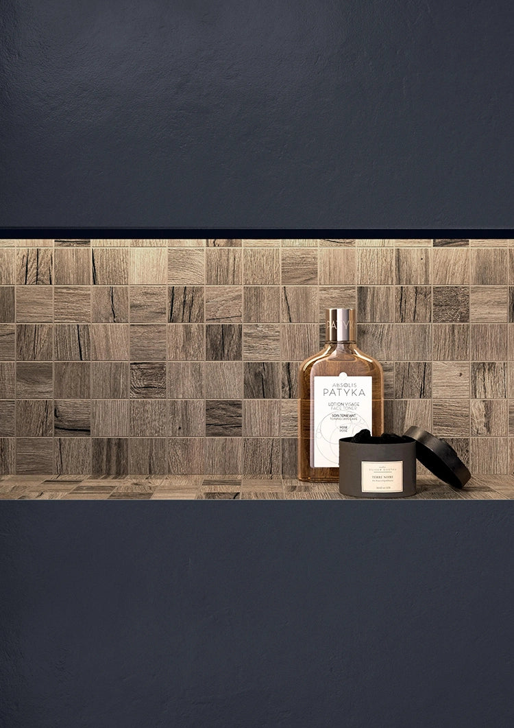 Flaviker Nordik Wood - Brown - Vloertegel - 20x120cm - Mat - 0003688