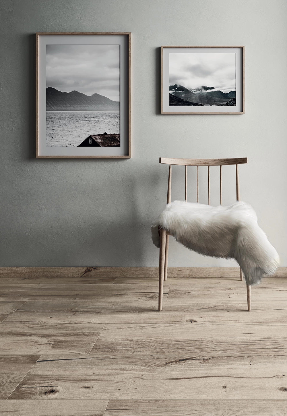 Flaviker Nordik Wood - Beige - Plinttegel - 6,5x120cm - Mat - 0004616