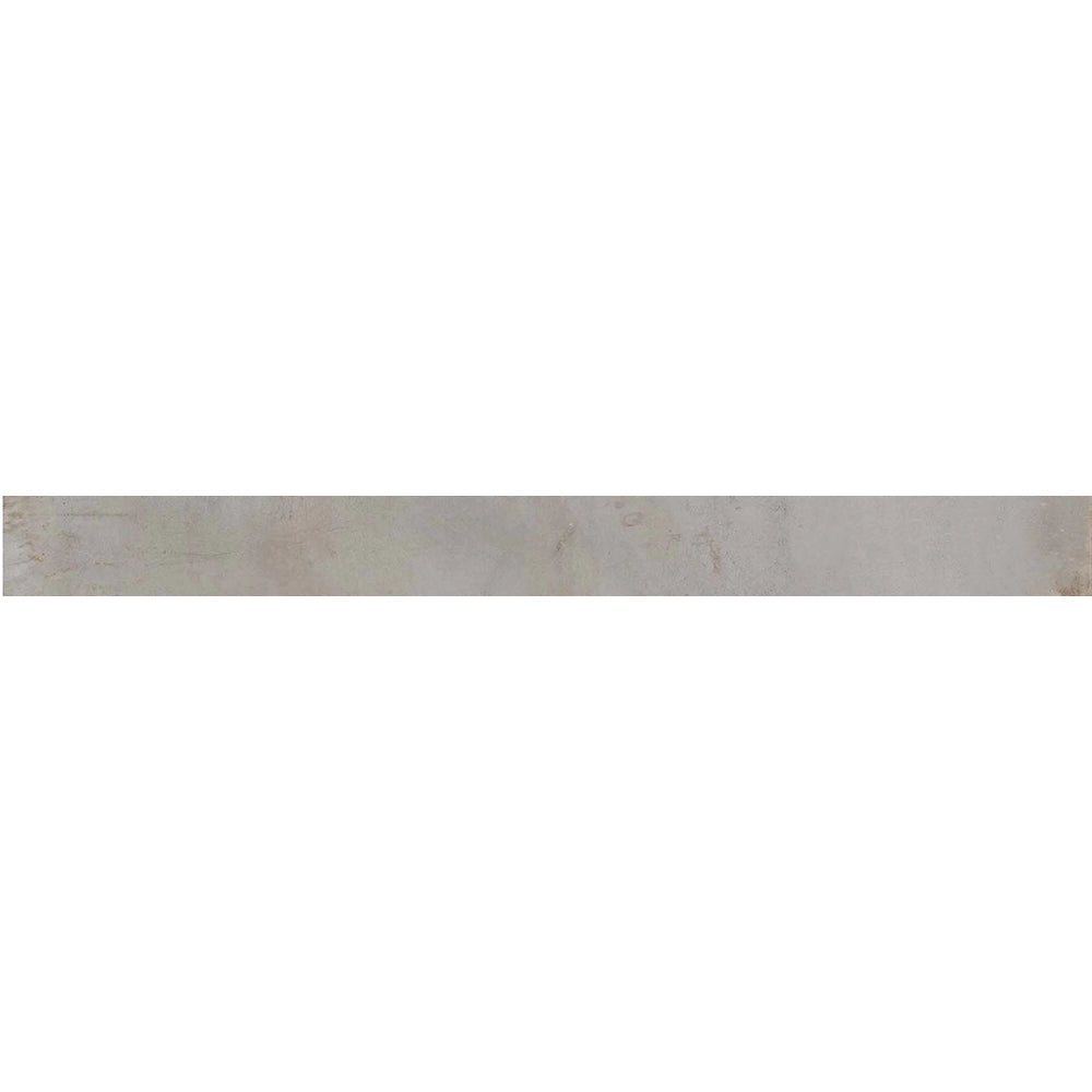 Flaviker Rebel - Silver - Plinttegel - 5,5x60cm - Mat - 0004172