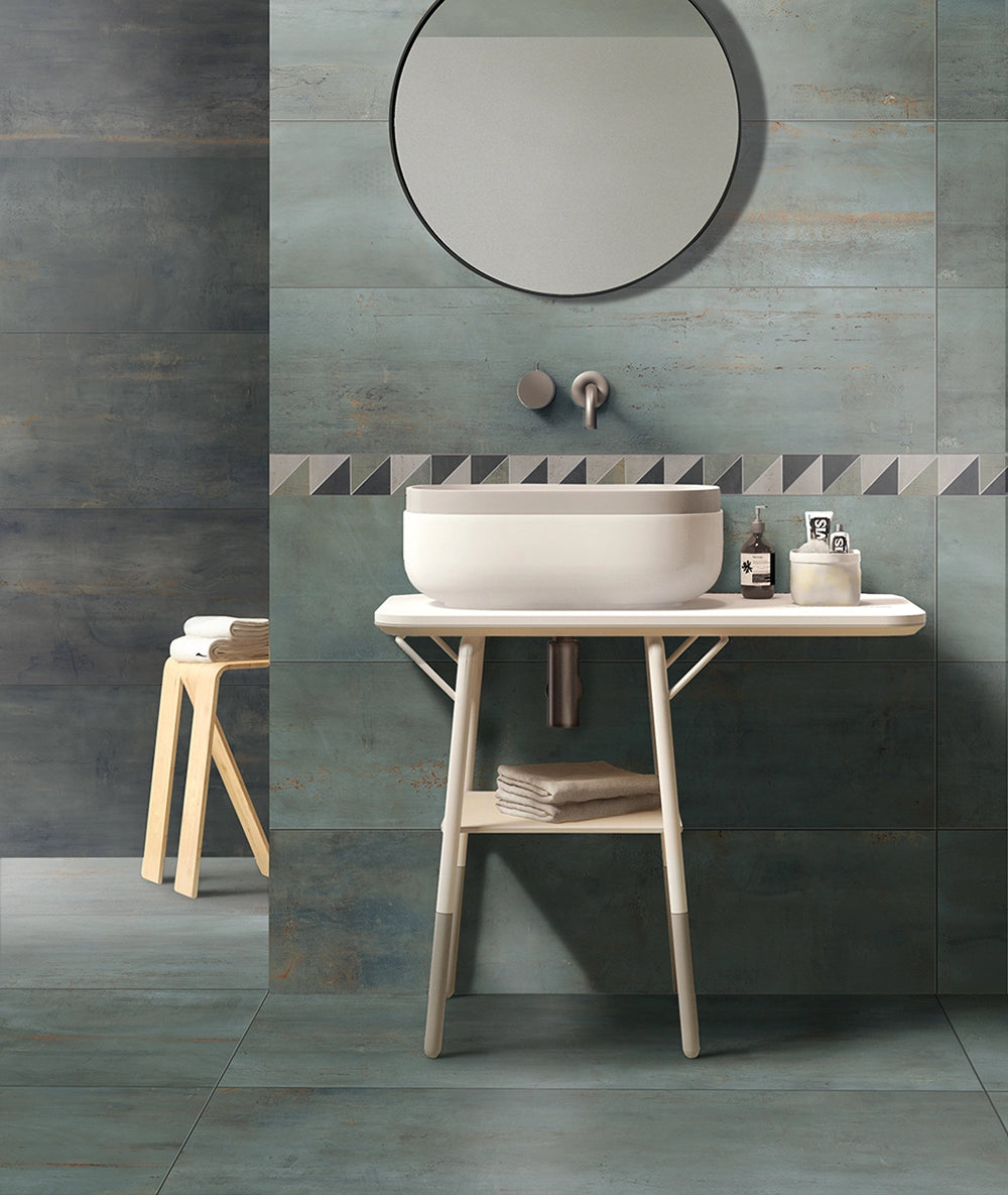 Flaviker Rebel - Emerald - Plinttegel - 5,5x120cm - Mat - 0004234