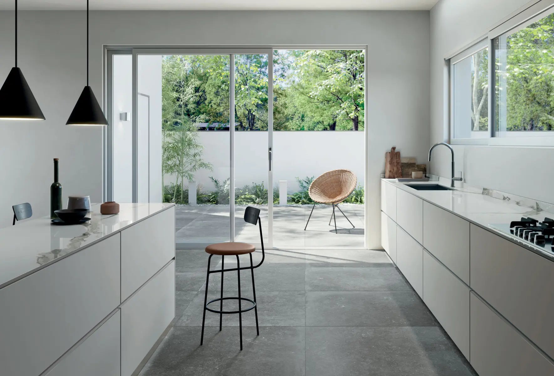 Flaviker Nordik Stone - Grey - Vloertegel - 60x60cm - Mat - 0004159