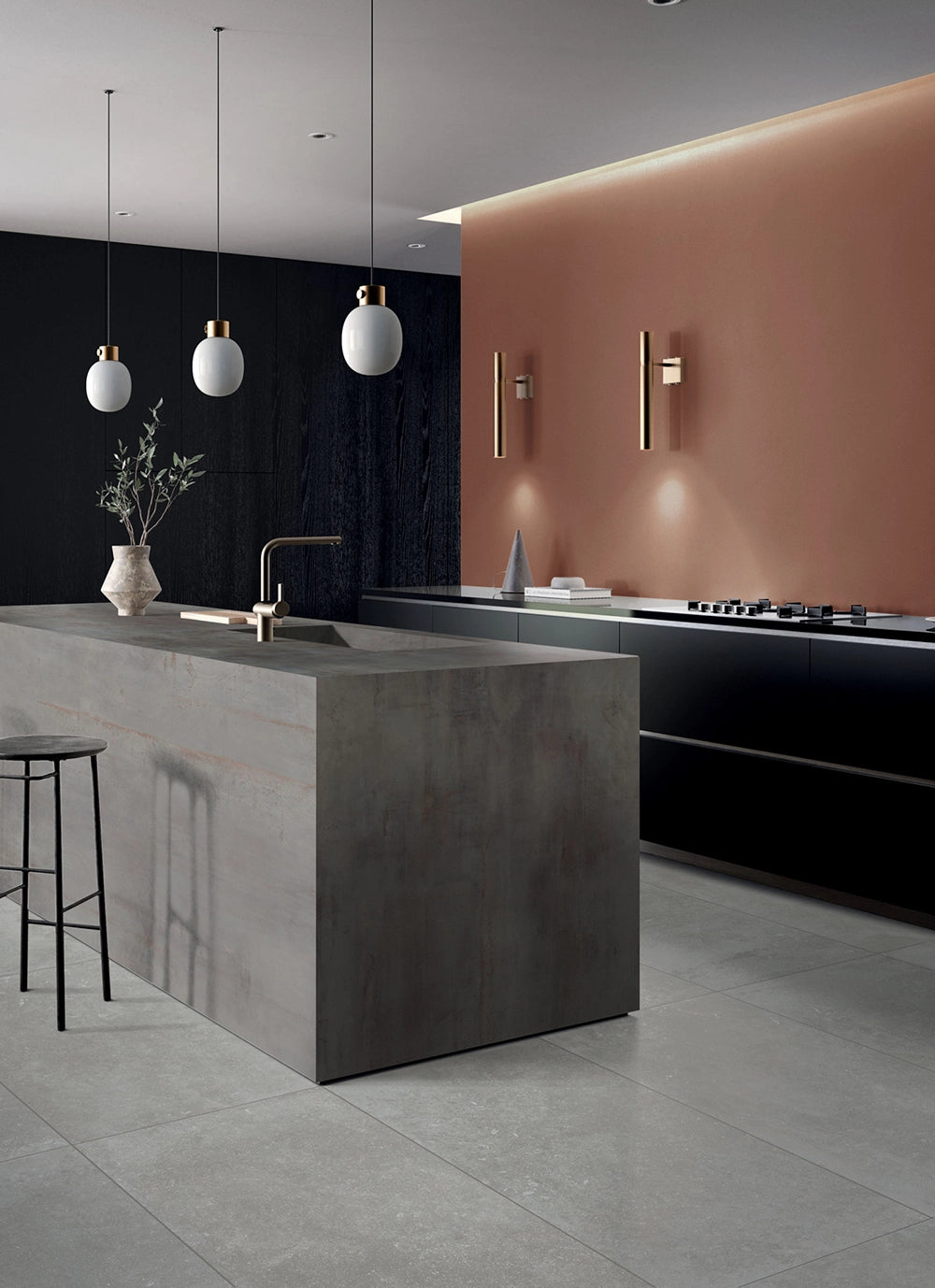 Flaviker Nordik Stone - Ash - Vloertegel - 60x60cm - Mat - 0004887