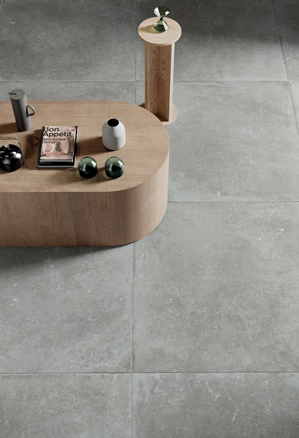 Flaviker Nordik Stone - Ash - Vloertegel - 60x60cm - Mat - 0004887