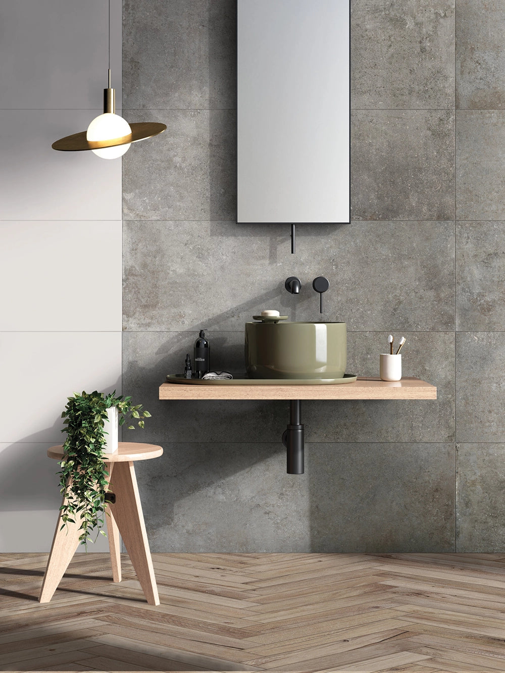 Flaviker Re_Tour - Fog - Vloertegel - 60x120cm - Mat - 0006001