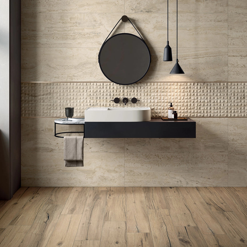 Flaviker Navona - Honey Vein - Vloertegel - 30x60cm - Mat - 0007214