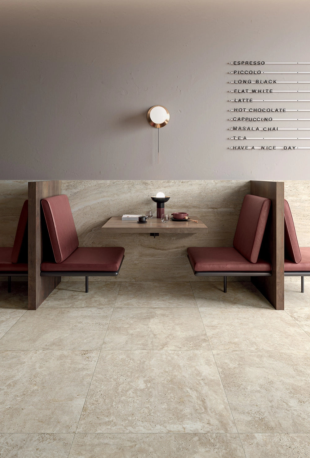 Flaviker Navona - Honey Cross - Vloertegel - 80x80cm - Mat - 0005950
