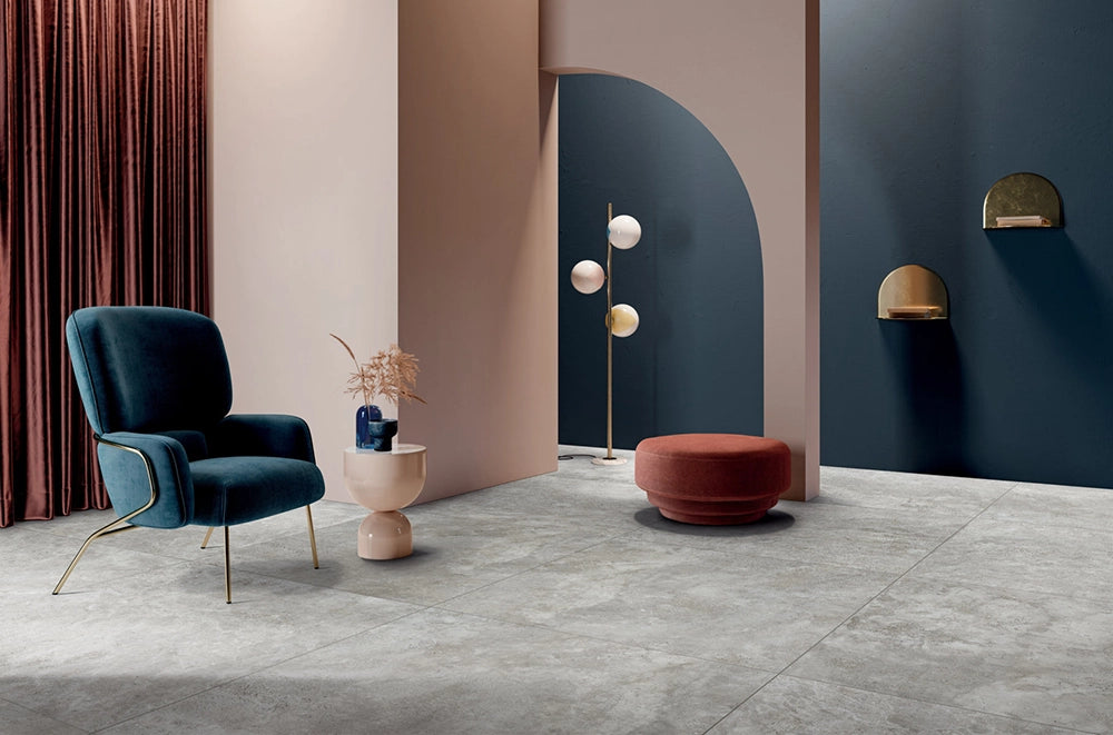 Flaviker Navona - Grey Cross - Vloertegel - 60x120cm - Mat - 0005942