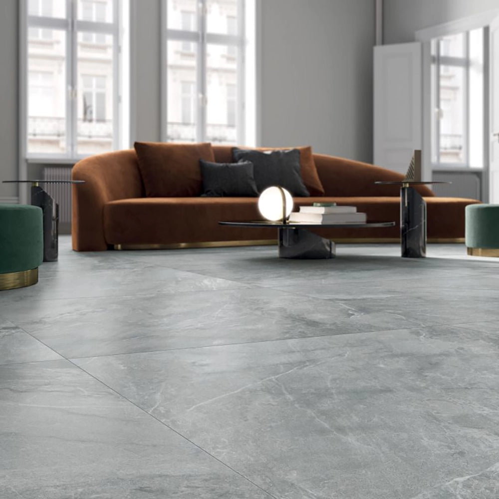 Flaviker Blue Savoy - Grey - Vloertegel - 60x60cm- Mat - PF60006717