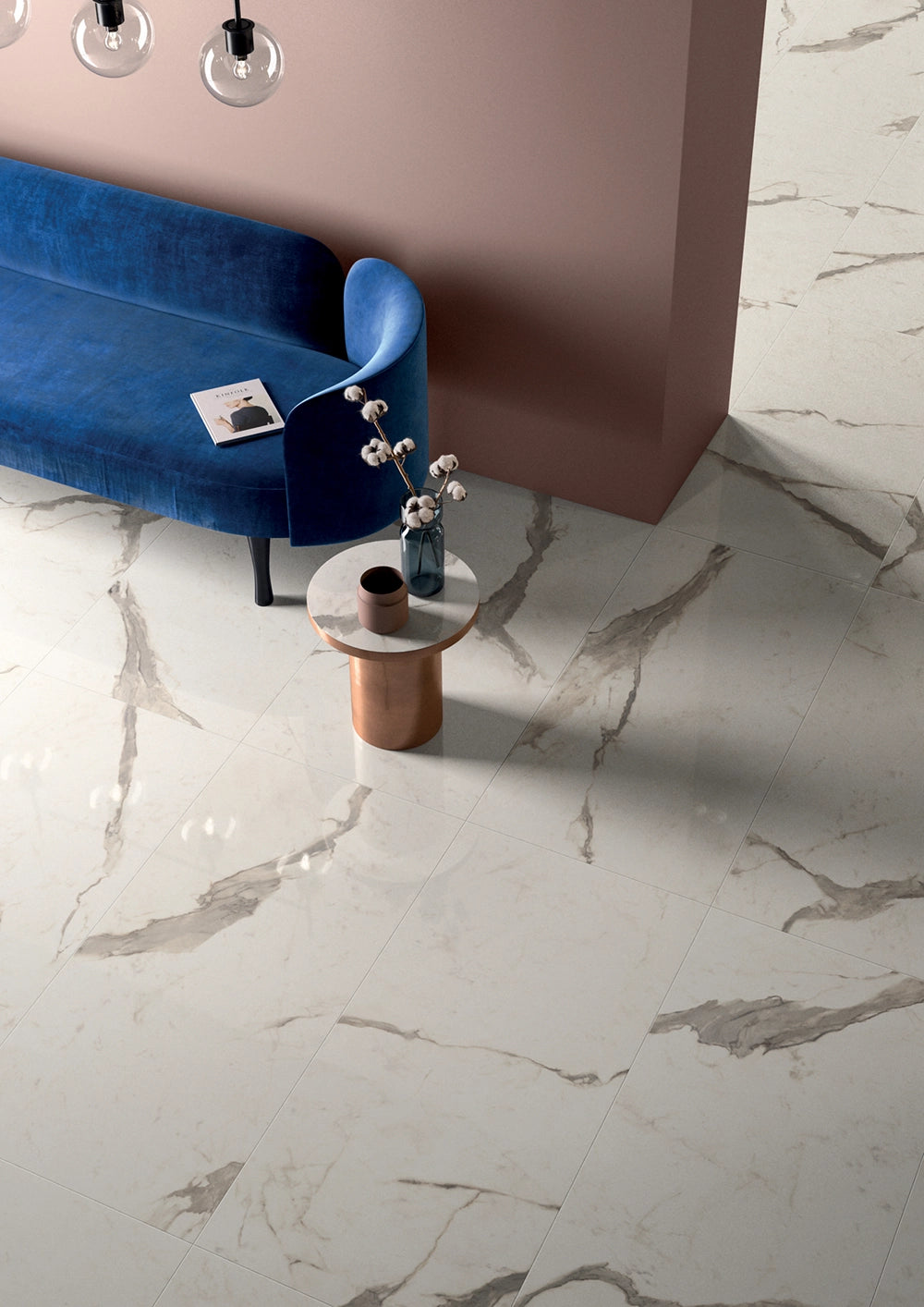 Flaviker Supreme Evo - Statuario Superior - Vloertegel - 60x120cm - Gepolijst - 0004203