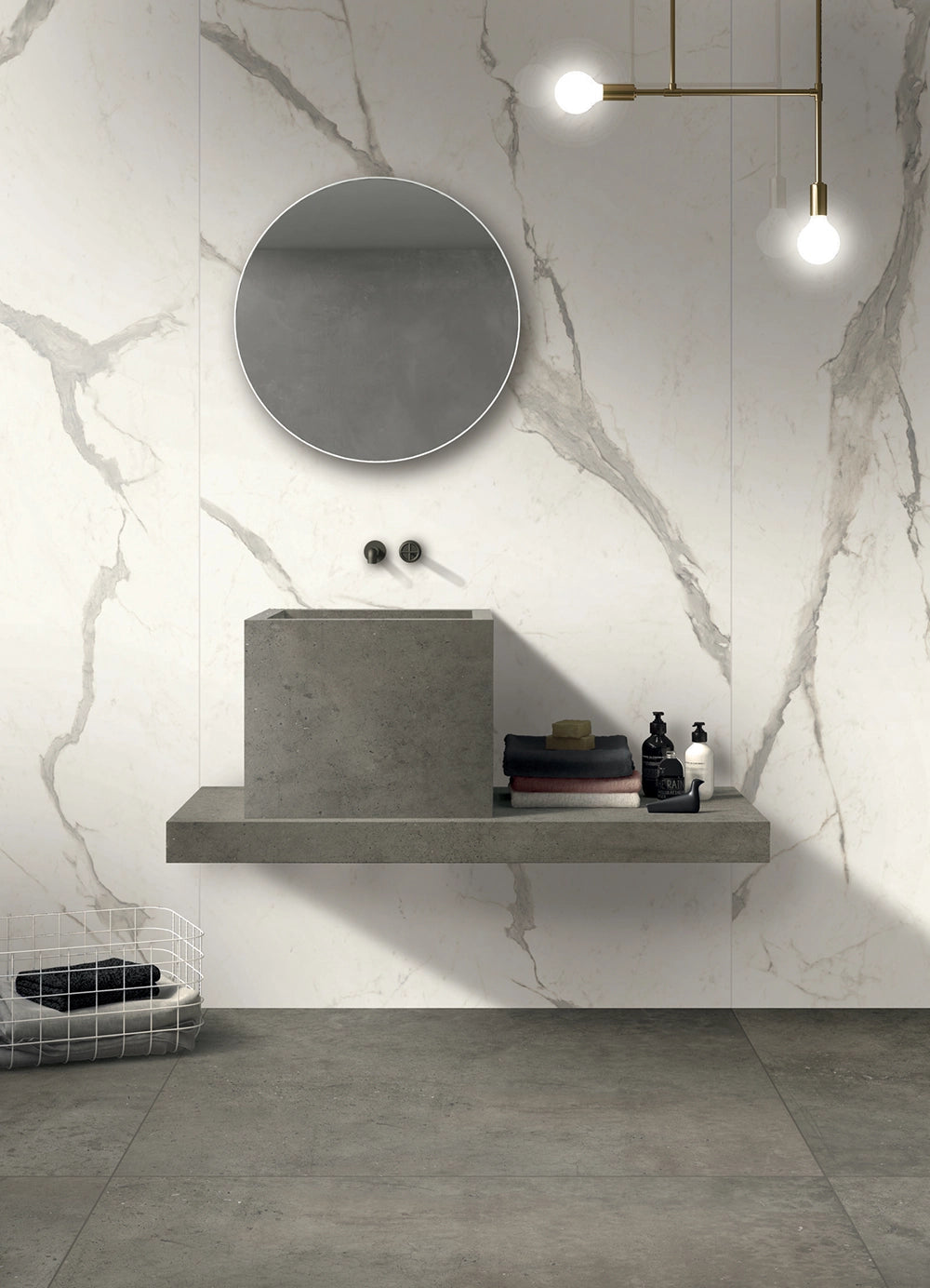 Flaviker Supreme Evo - Statuario Superior - Vloertegel - 120x120cm - Mat - 0005726