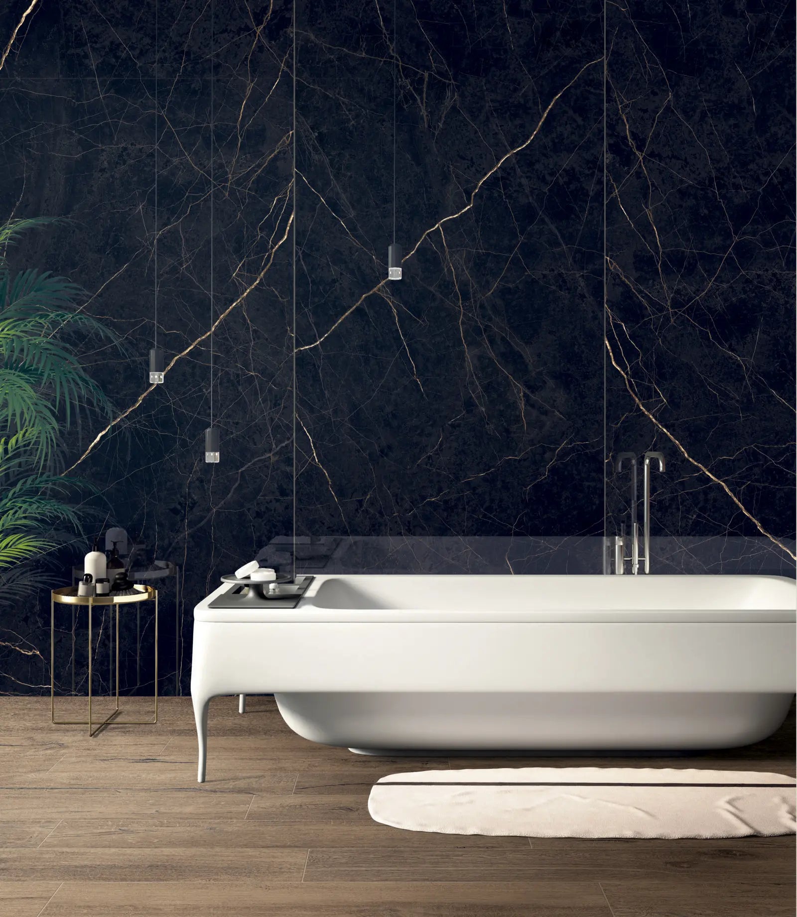 Flaviker Supreme Evo - Noir Laurant - Vloertegel - 120x280cm - Glans - 0008131