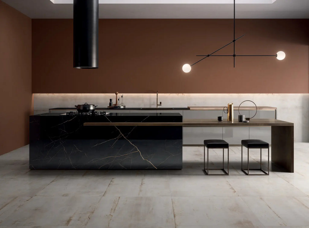 Flaviker Supreme Evo - Noir Laurant - Vloertegel - 120x280cm - Glans - 0008131